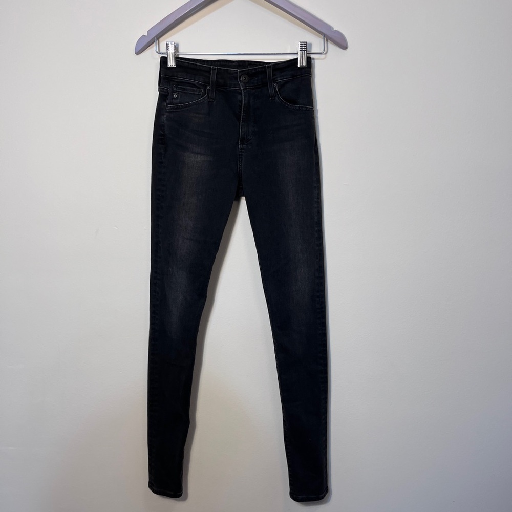 Ag Adriano Goldschmied Black Skinny Jeans